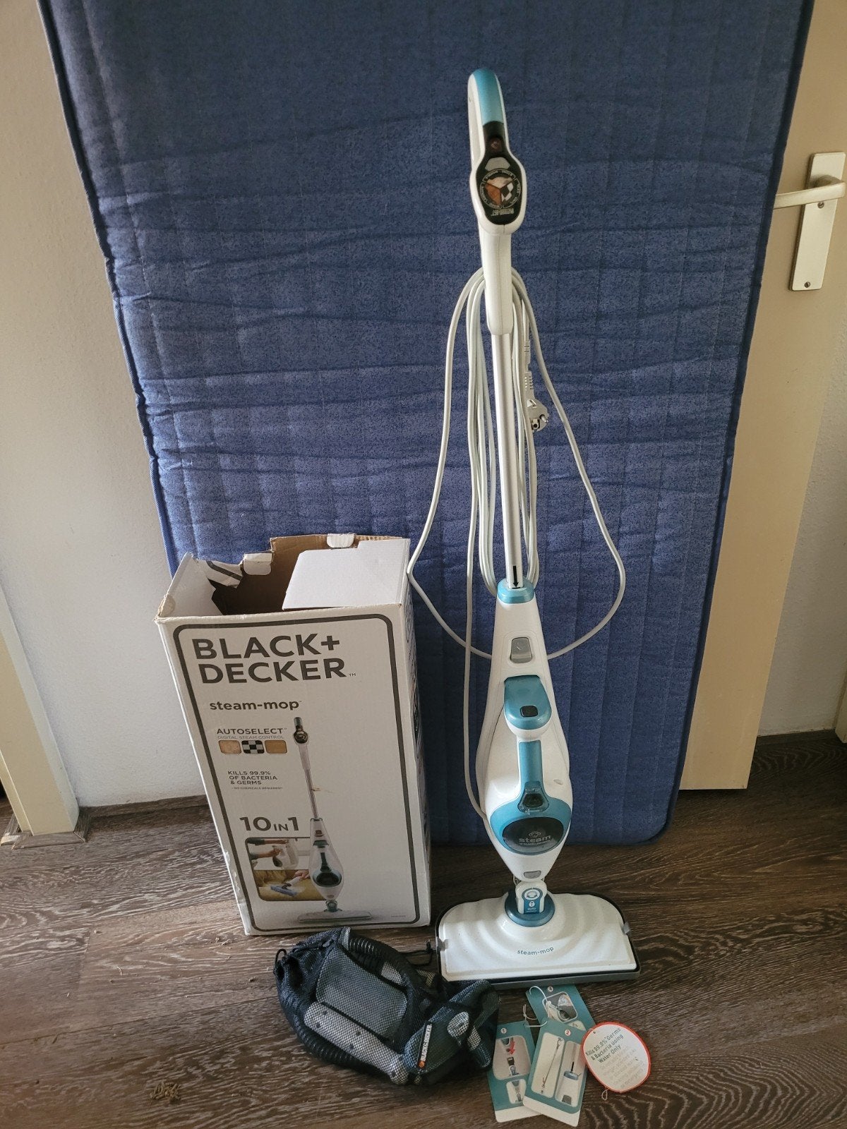 Black+Decker Steam-mop 10-in-1 Stoomreiniger, Ophalen, Reservoir, Overige merken, Inclusief accessoires