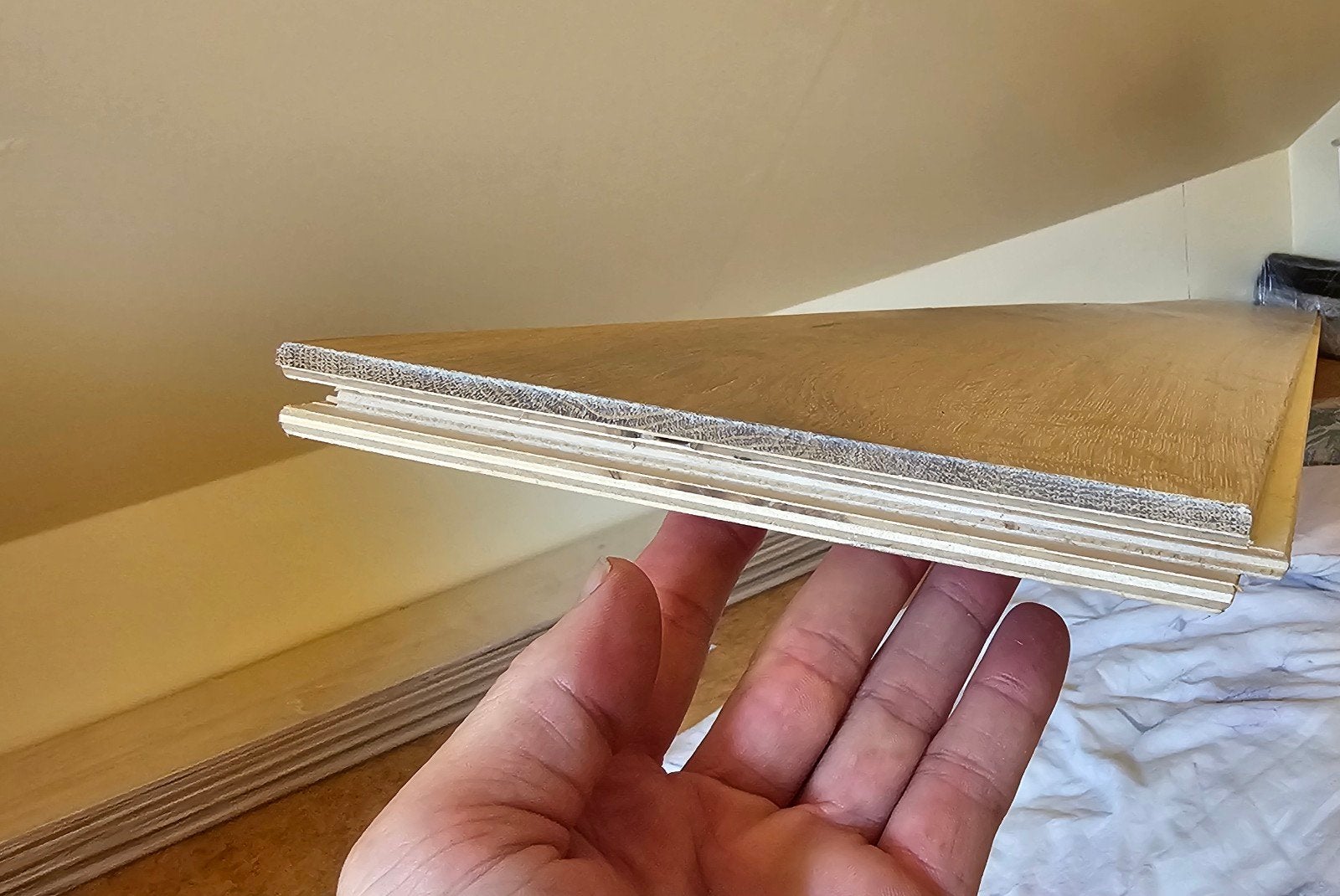Eiken lamelparket / meubelplank 20.5mm (2.3 m²) - Gerookt &, Ophalen, Overige typen, Eiken, Nieuw