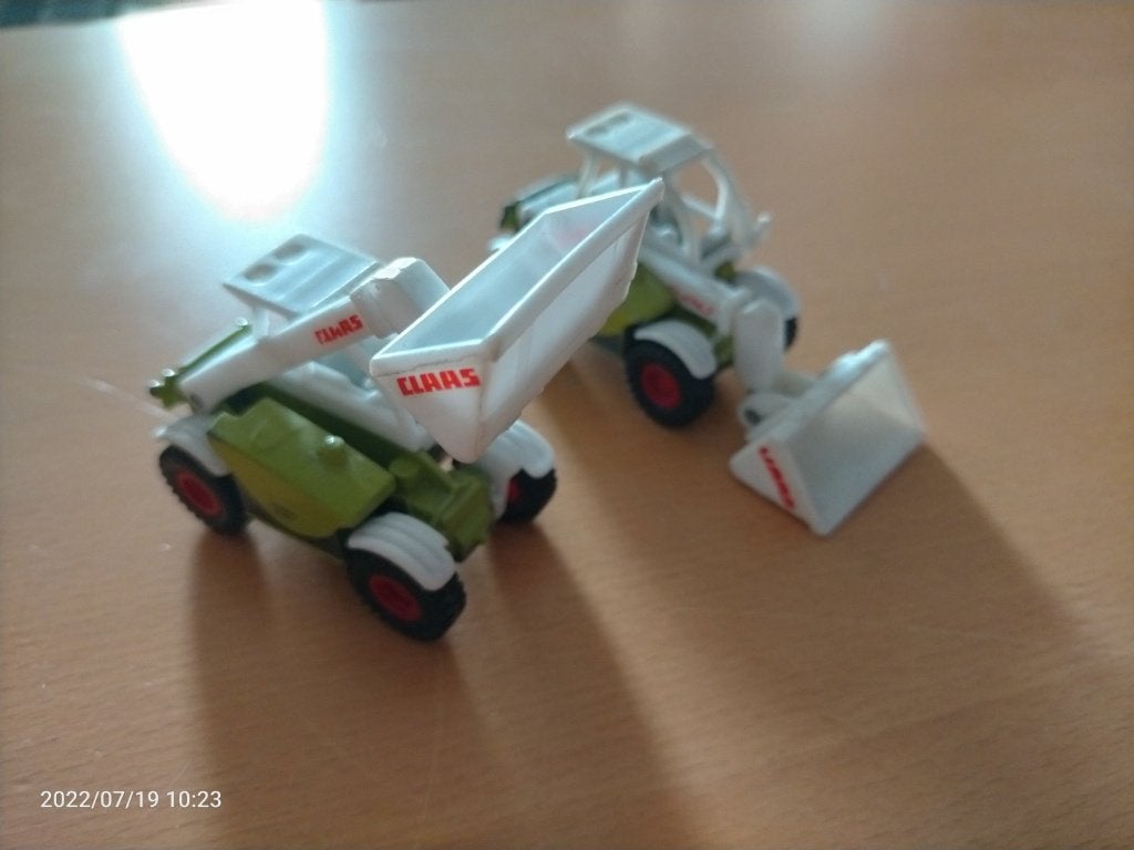 siku claas 2x, Ophalen of Verzenden, Zo goed als nieuw, Auto, SIKU