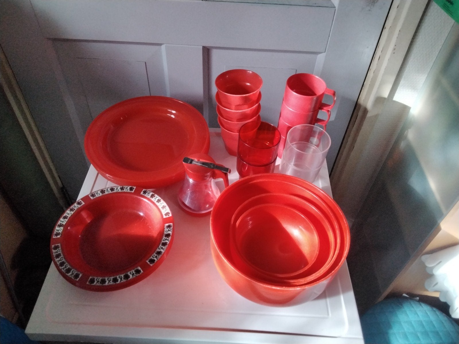 camping servies, Ophalen of Verzenden, Zo goed als nieuw