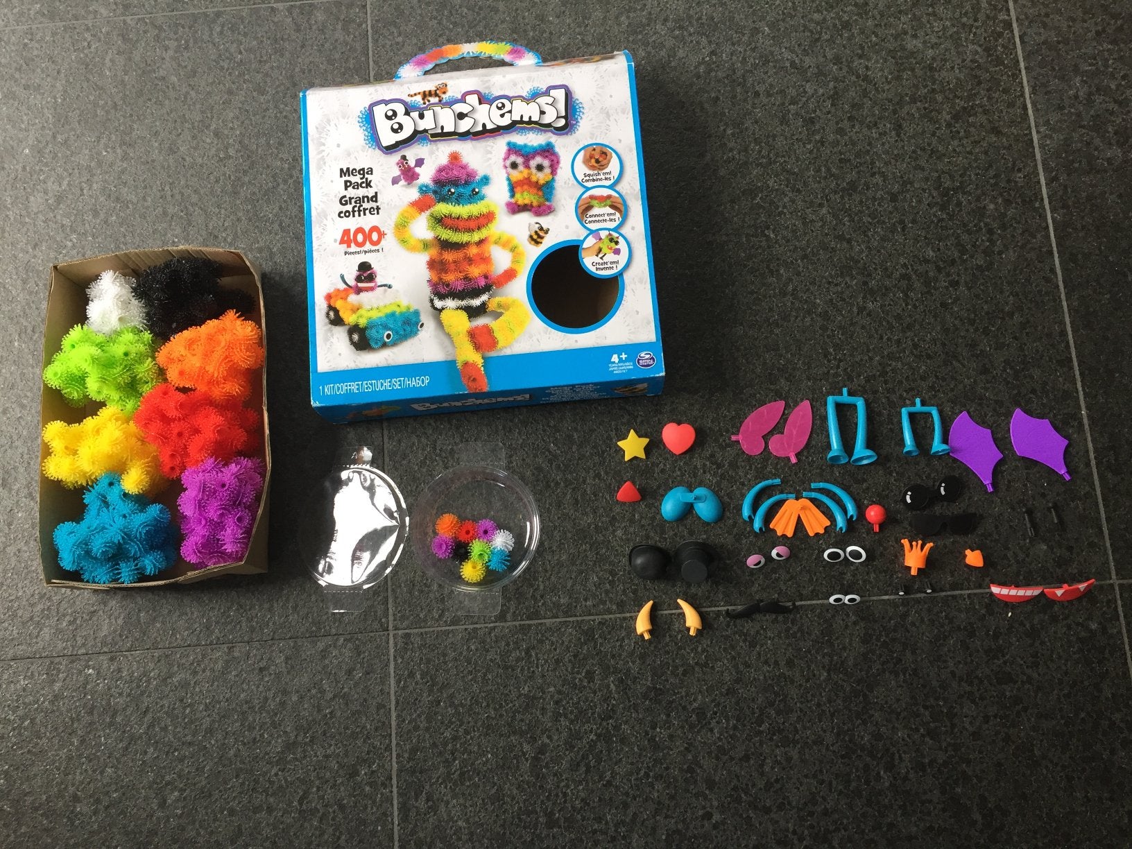 Bunchems Mega Pack - Creatief Speelgoed, Kinderen en Baby's, Speelgoed | Educatief en Creatief, Zo goed als nieuw, Knutselen, Bouwen