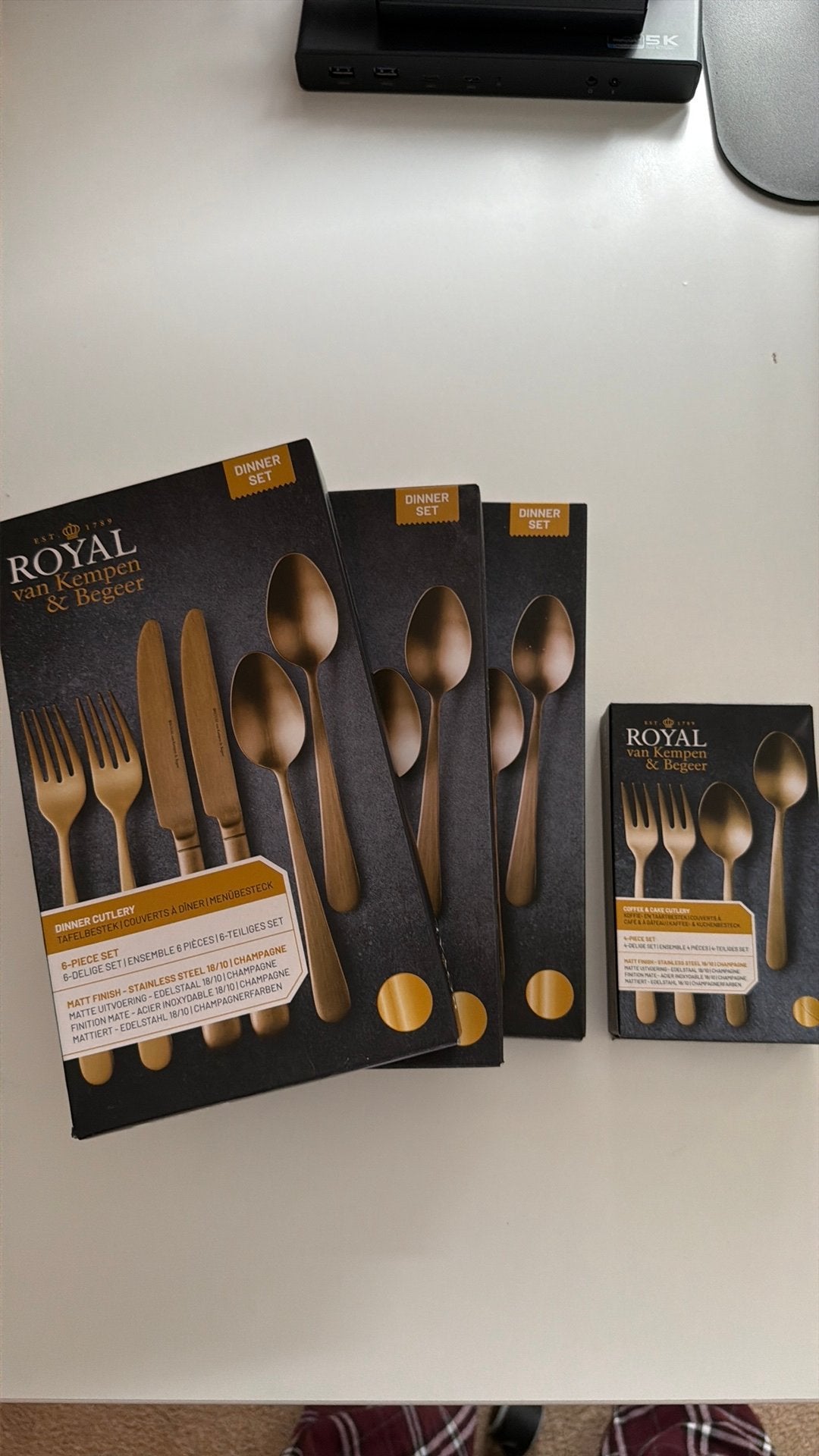Royal van Kempen & Begeer (goud), Huis en Inrichting, Keuken | Bestek, Ophalen of Verzenden, Nieuw, Rvs of Chroom, Bestekset