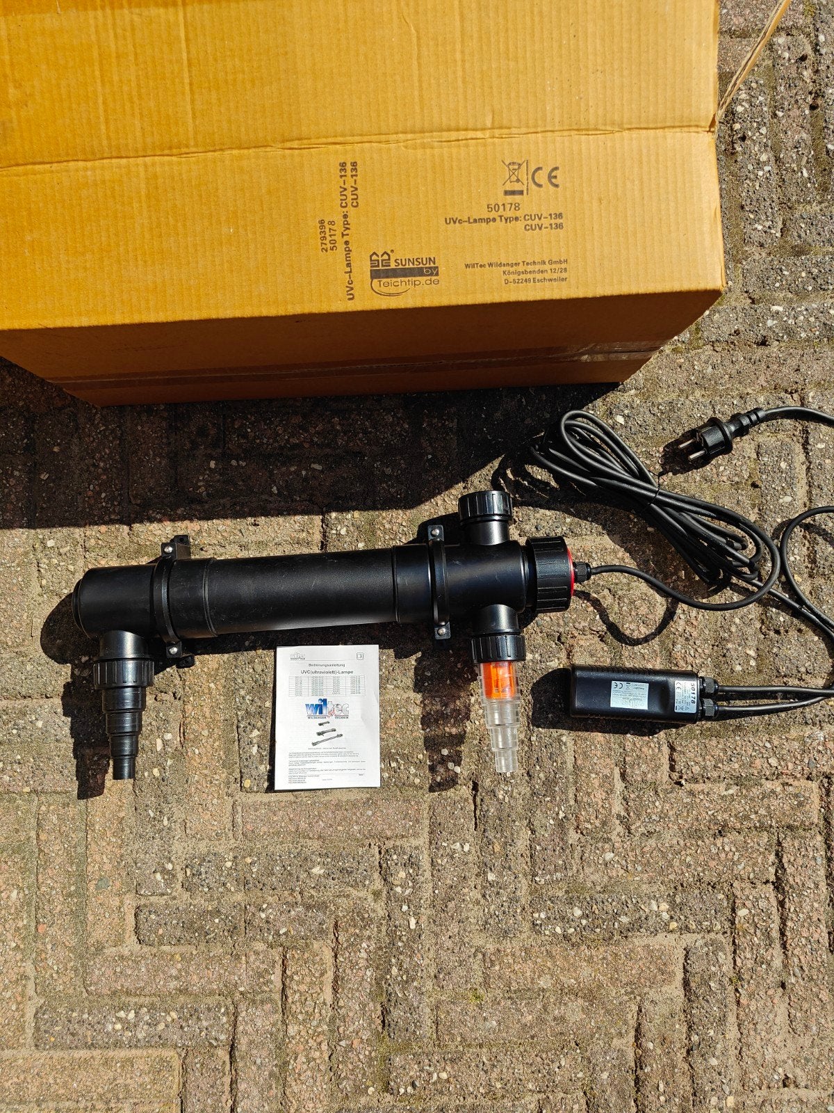 UVC lamp  40Watt, Karper of Koi