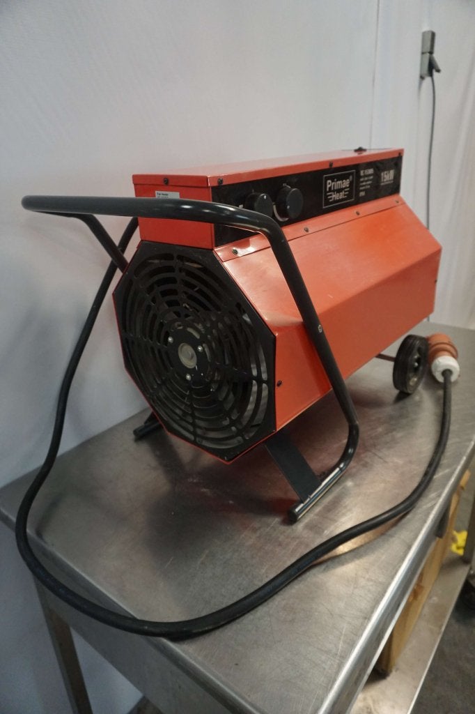 Primae heat heater werkplaatskachel kanon warmtekanon 15 kw, Doe-het-zelf en Verbouw, Verwarming en Radiatoren, 30 tot 80 cm, Gebruikt
