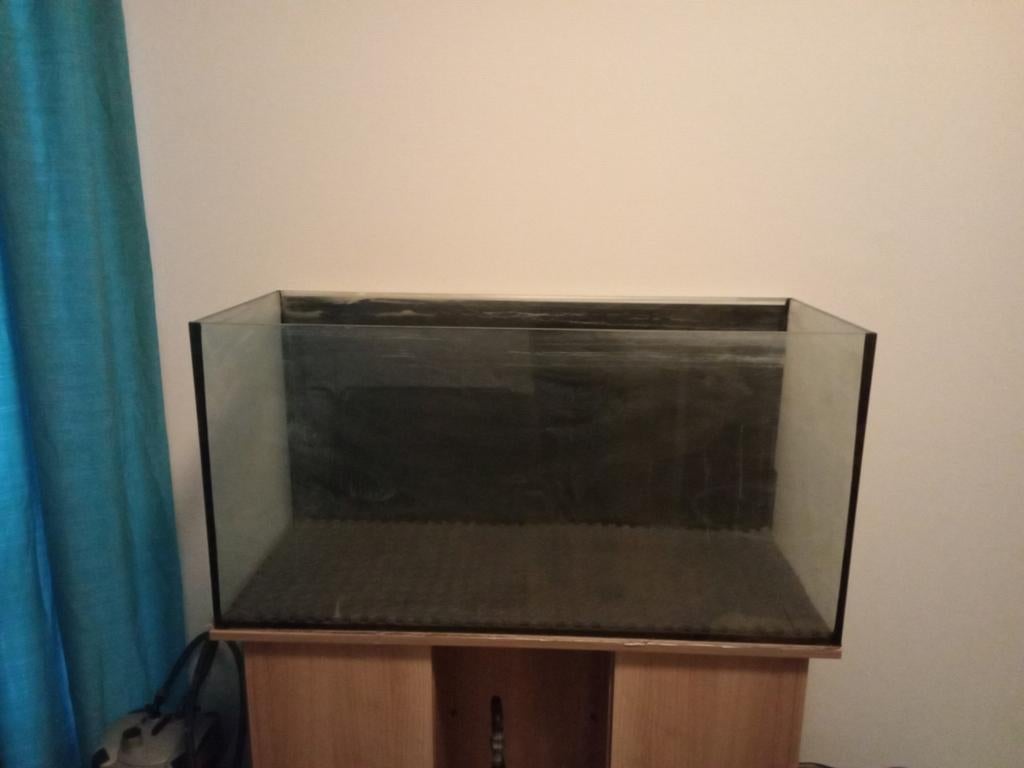 Leeg aquarium 100x40x50 met kast. Pompen zand verlichting, Ophalen of Verzenden, Hok, Minder dan 60 cm