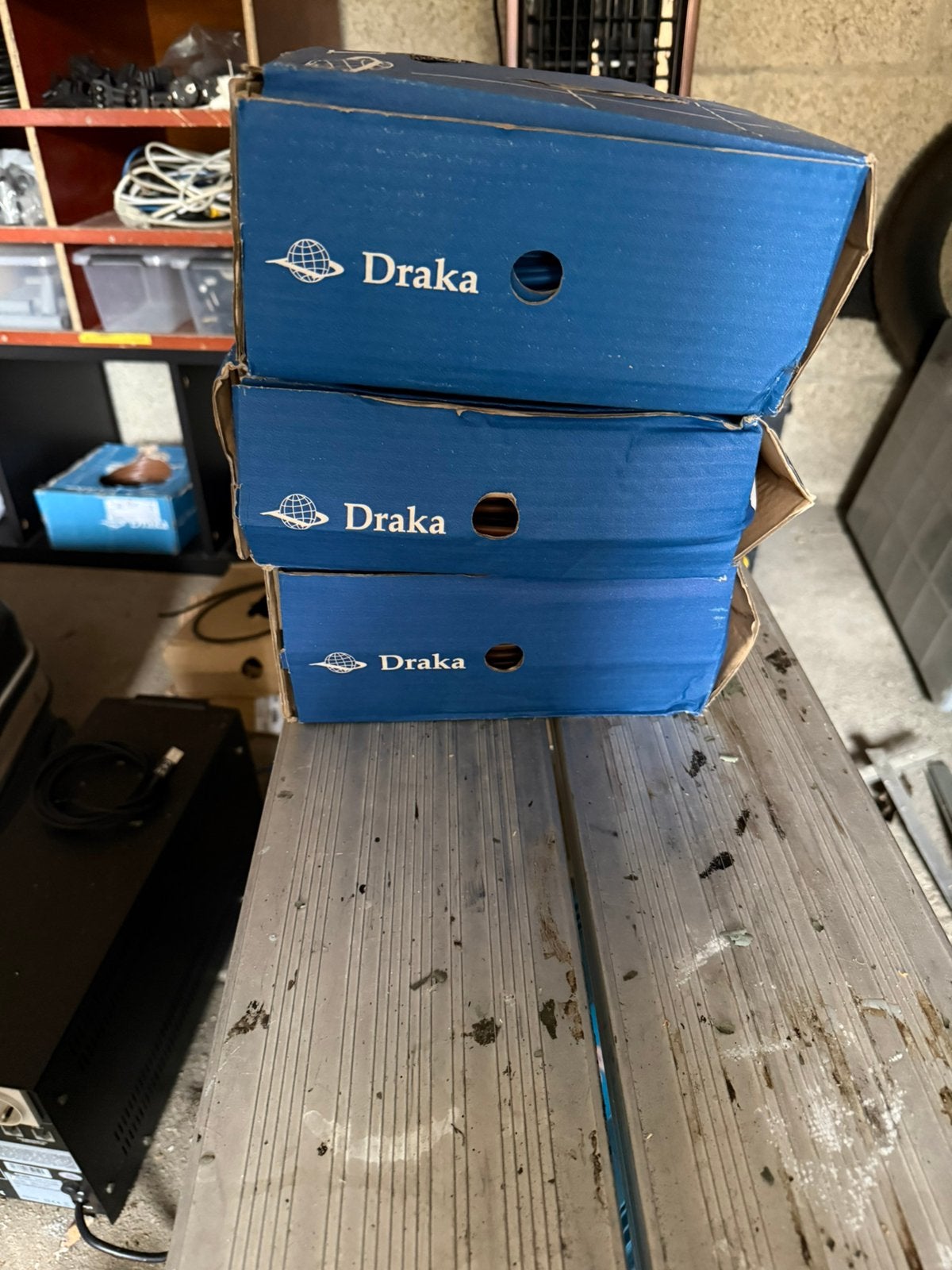 Draka 3x100m kabel, Ophalen, Zo goed als nieuw, Kabel of Snoer