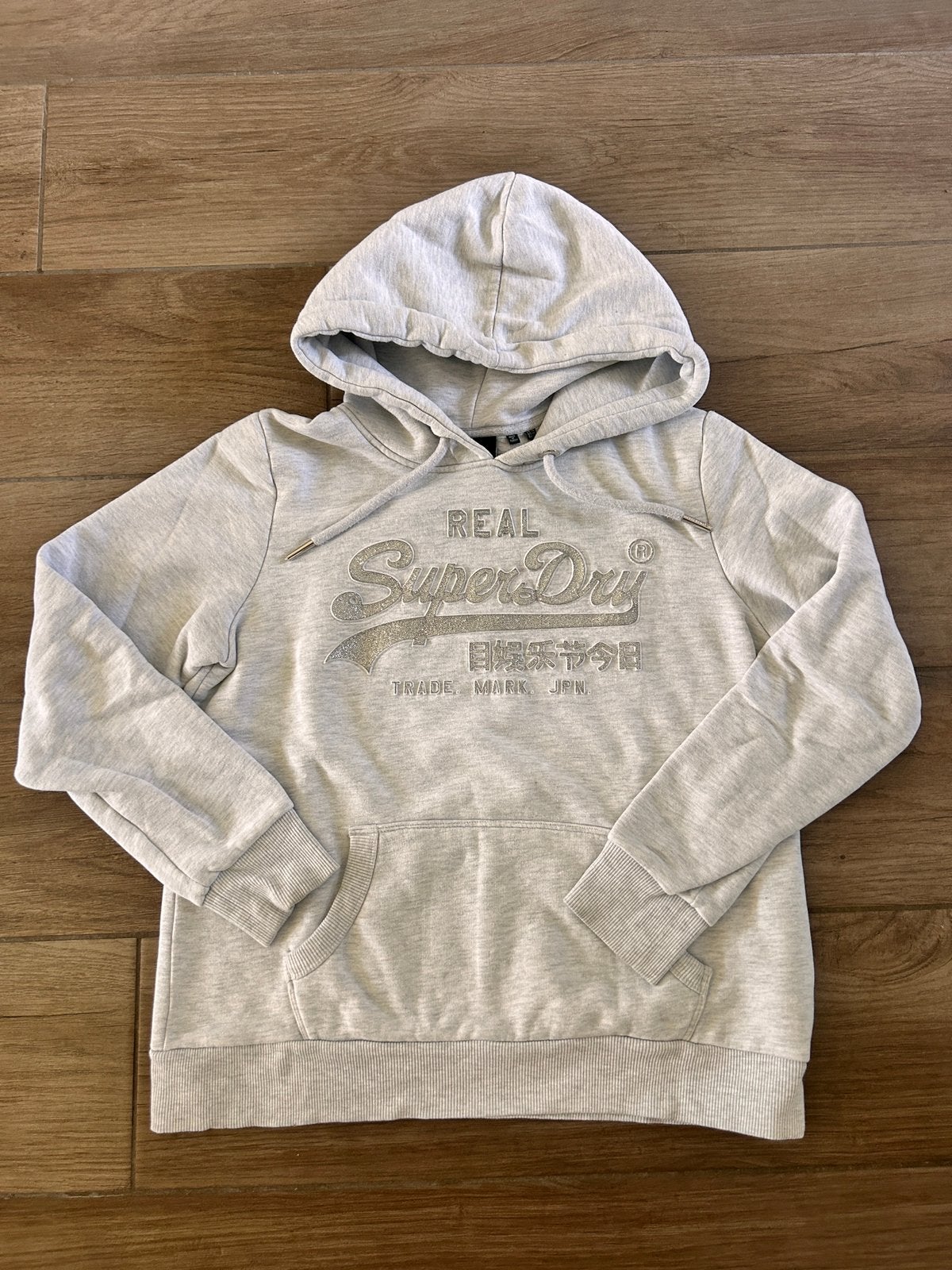 Hoody superdry maat 42, Ophalen of Verzenden, Zo goed als nieuw, Maat 42/44 (L), Grijs