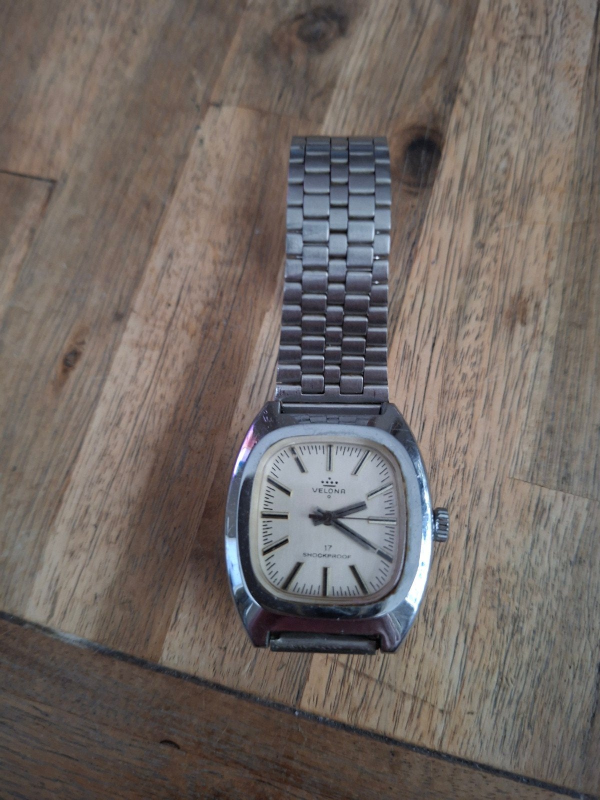 velona horloge, Sieraden, Tassen en Uiterlijk, Overige merken, Staal, Met bandje, Polshorloge
