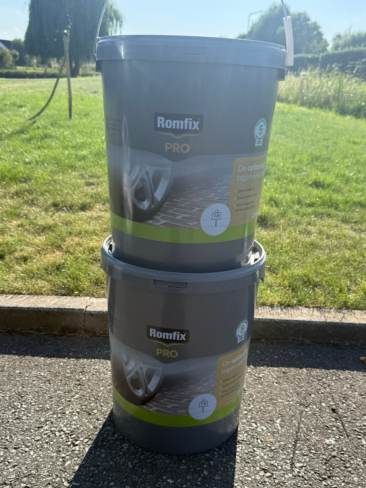 Romfix PRO voegmortel 25kg 7,5t - Grijs, Ophalen, Nieuw
