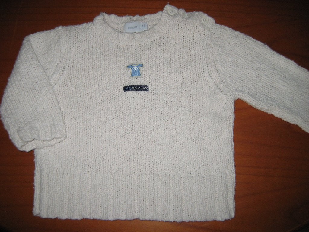 Mexx-truitje, 74, ecru, Kinderen en Baby's, Babykleding | Maat 74, Ophalen of Verzenden, Zo goed als nieuw, Meisje, Truitje of Vestje