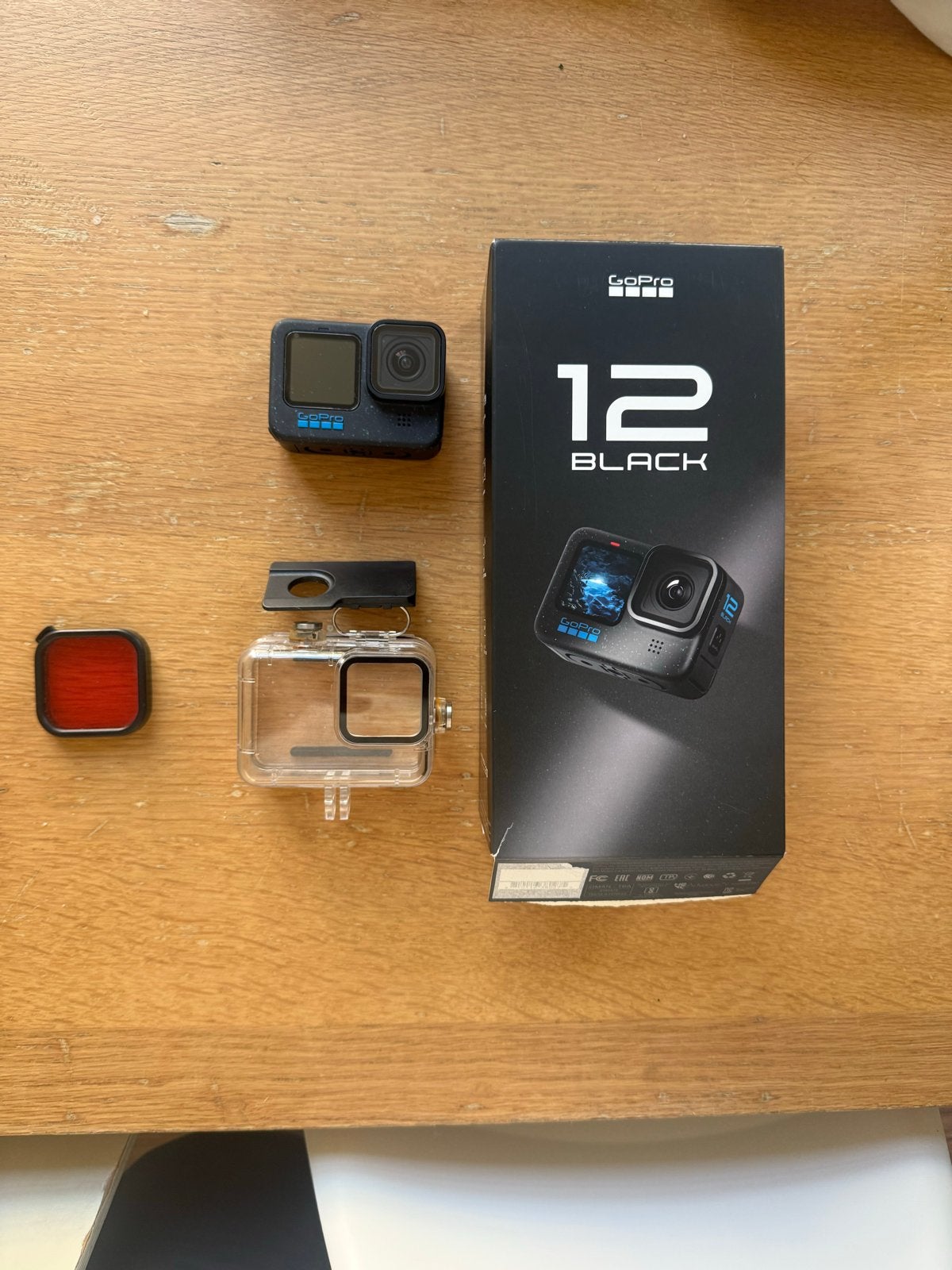 GoPro HERO12 Black actiecamera met accessoires, Ophalen of Verzenden, Zo goed als nieuw, GoPro