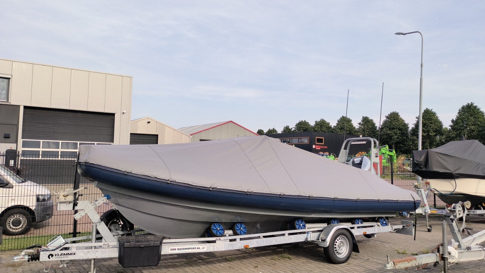 Aluminium mk 700 Hypalon RIB, Ophalen, Afdekzeil, Aluminium