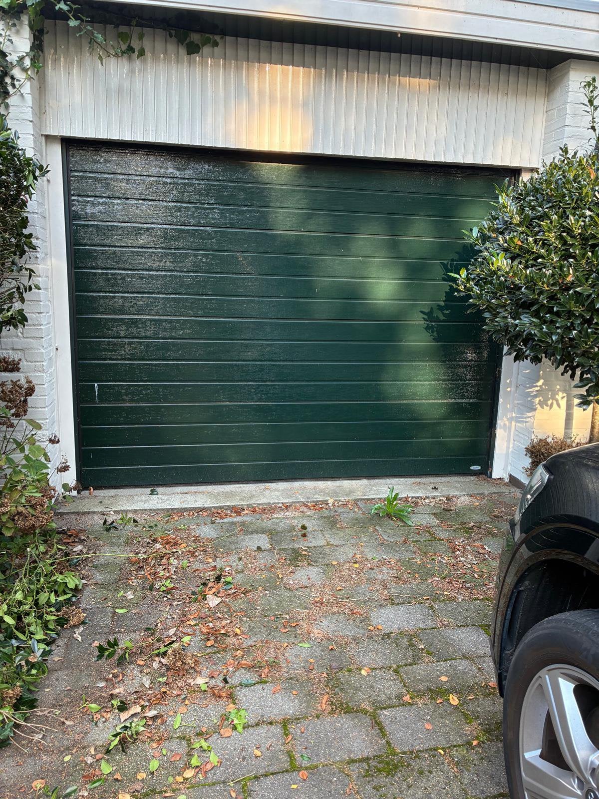 Novoferm ISO45 electrische sectionaalgaragedeur, Ophalen, Gebruikt, Overige kleuren, 200 cm of meer