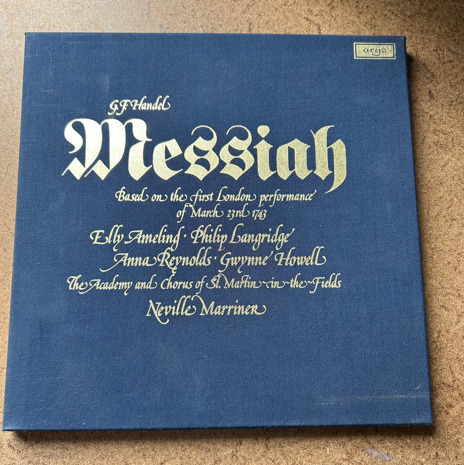 Handel - Messiah op vinyl, Overige typen, Ophalen of Verzenden, Zo goed als nieuw, 12 inch