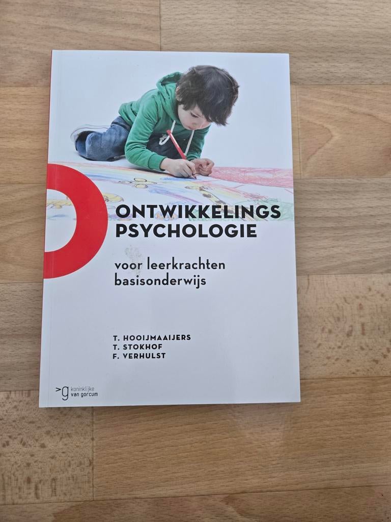 Ontwikkelingspsychologie voor leerkrachten basisonderwijs, Boeken, Studieboeken en Cursussen, Zo goed als nieuw, T. Hooijmaaijers, T. Stokhof, F. Verhulst
