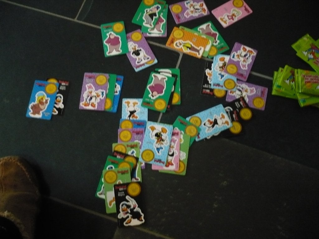 stikkers van suske en wiske en clickaarten van donald duck, Coop, Ophalen of Verzenden