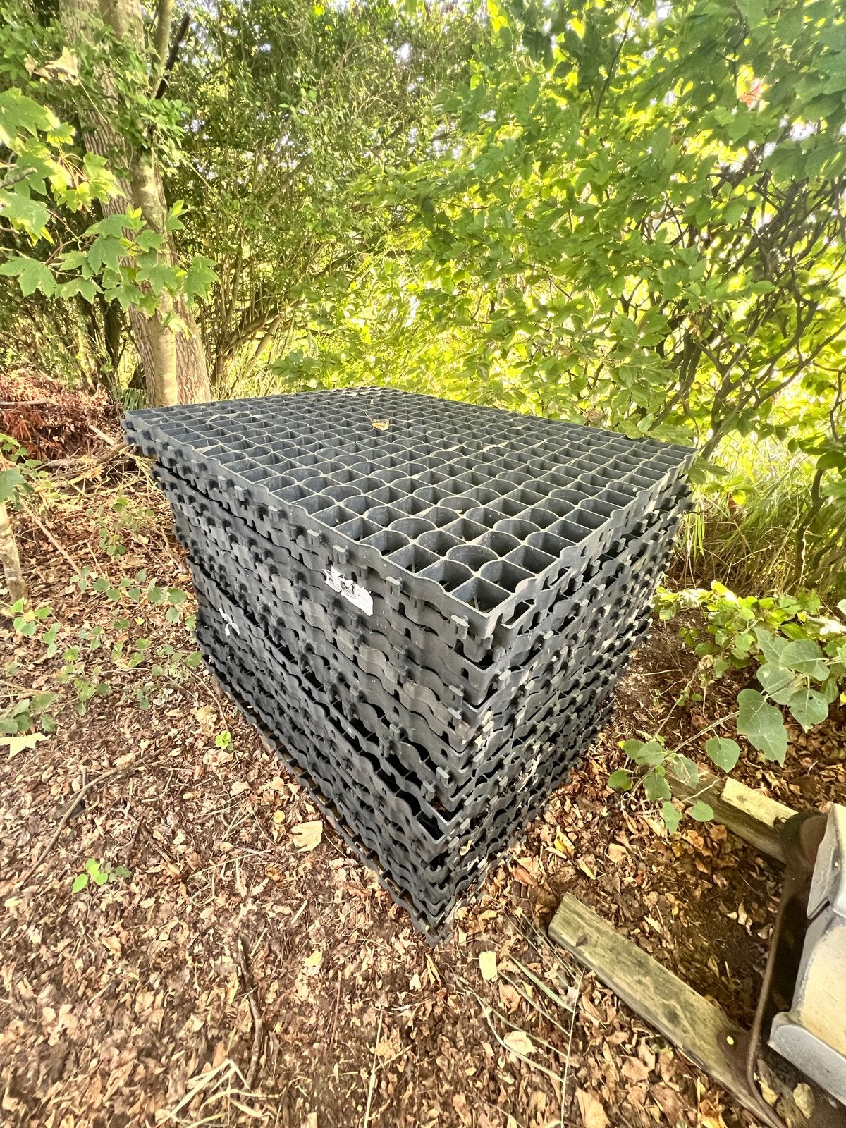 Nieuwe Ecoraster paddock matten (100x134 cm), Ophalen, Nieuw