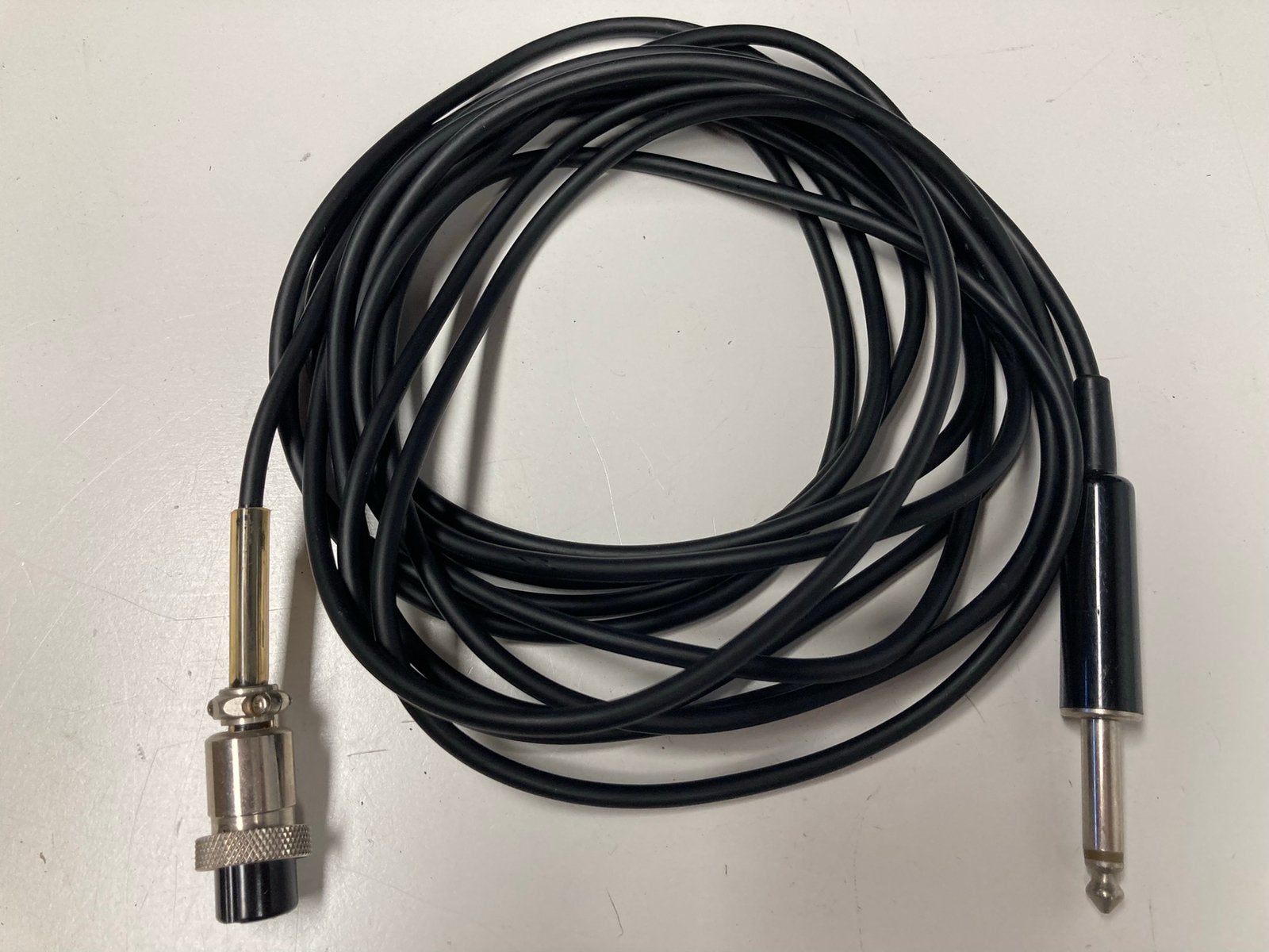 Microfoon aansluitkabel met CB plug naar 6,3 Jack, 4,5 m, Ophalen of Verzenden, Zo goed als nieuw, Apparatuur
