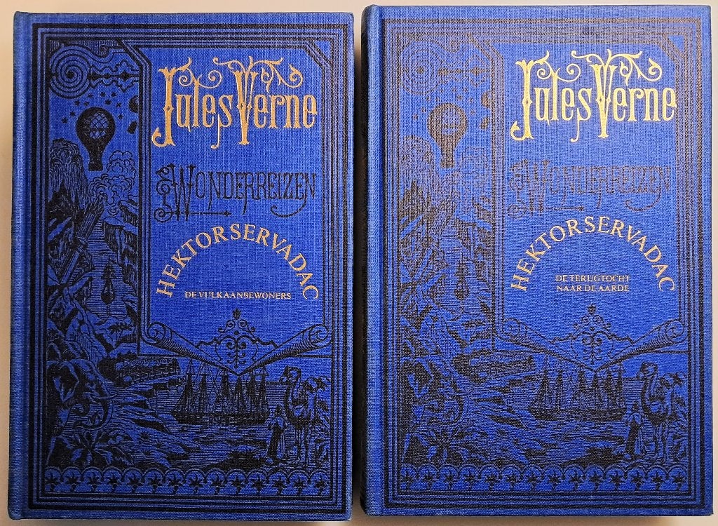 Jules Verne - Hektor Servadac in 2 delen uit 1977, Ophalen of Verzenden, Zo goed als nieuw, Jules Verne