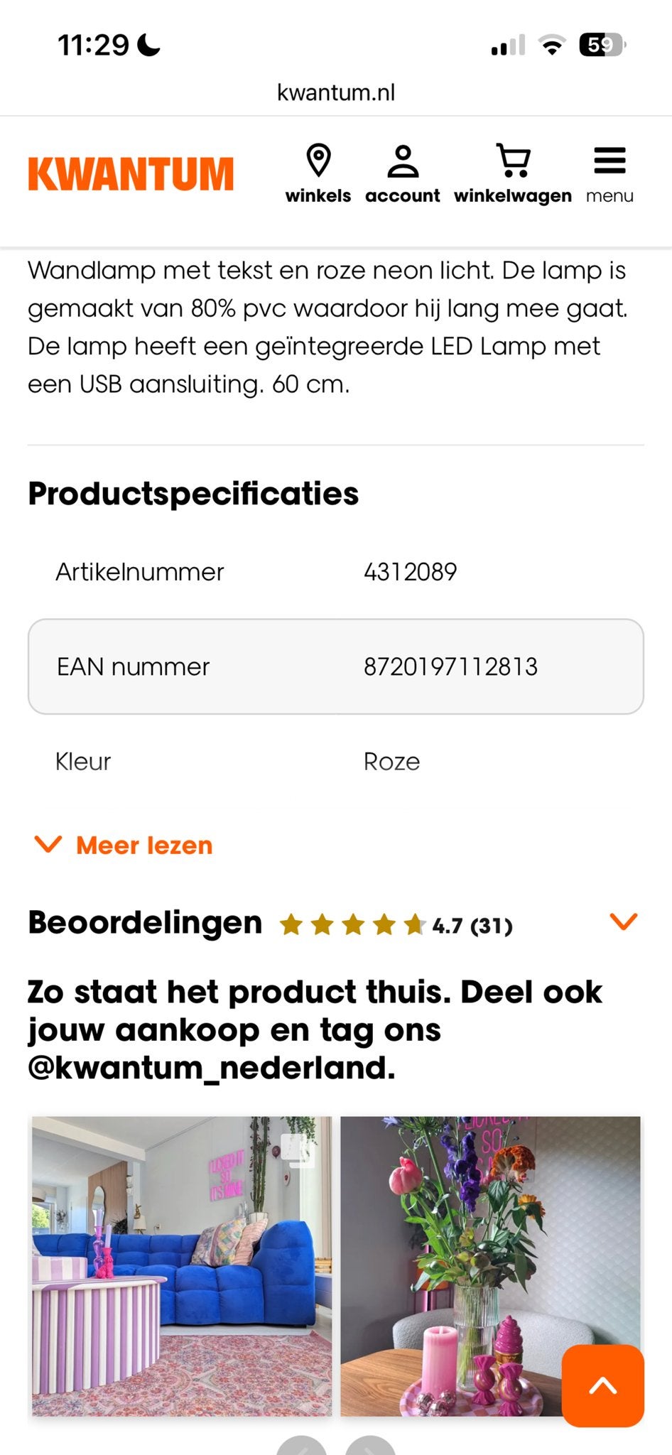 Neon Wandlamp "I Licked It So It's Mine" - Roze LED, Ophalen, Nieuw