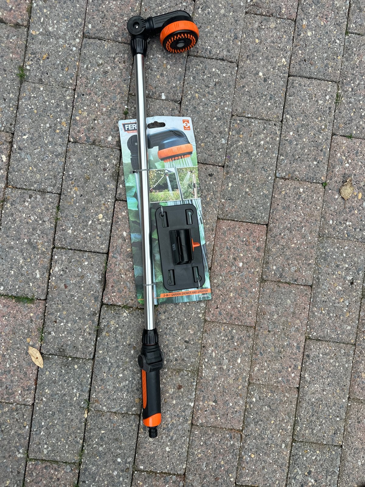 Ferm 2-in-1 Tuingereedschap: Douche & Sproeier, Ophalen of Verzenden, Nieuw, Handsproeier