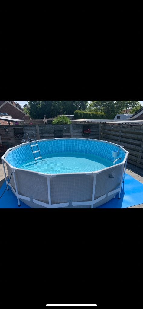 Groot zwembad, Tuin en Terras, Ophalen, Gebruikt, 80 tot 120 cm, Rond