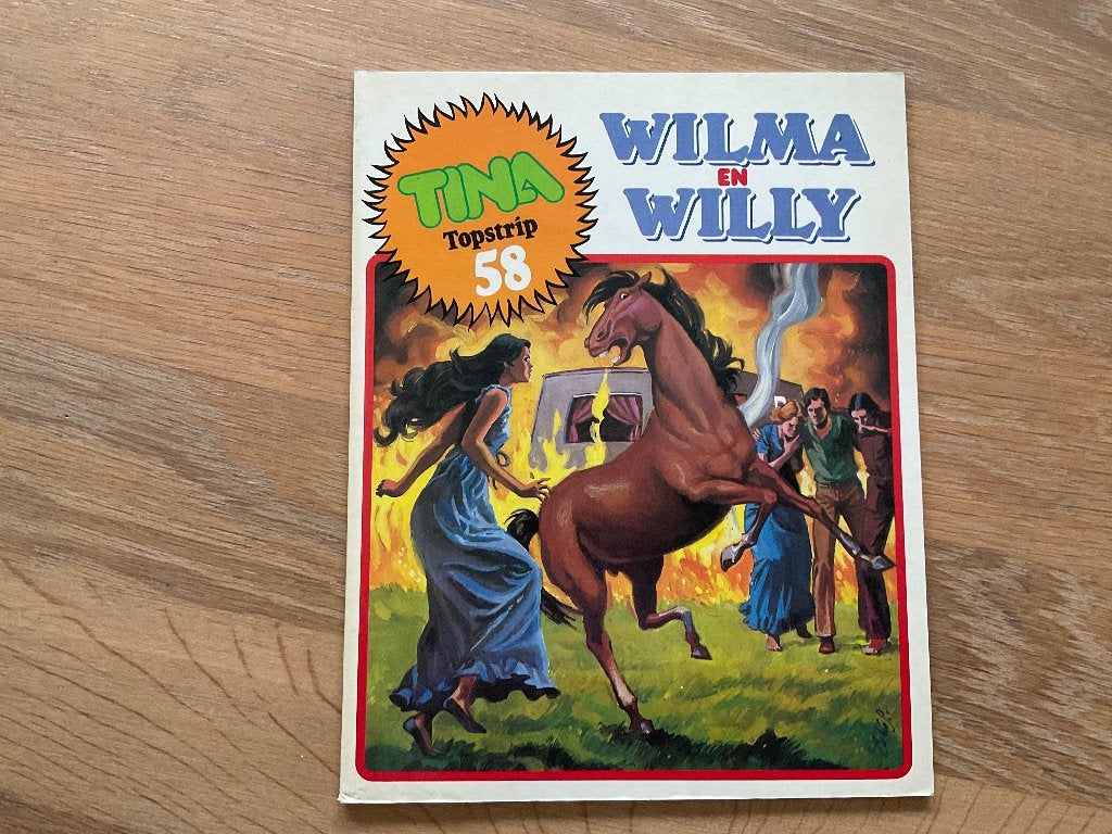 Tina topstrip 58 Wilma en Willy, Boeken, Eén stripboek, Ophalen of Verzenden, Gelezen