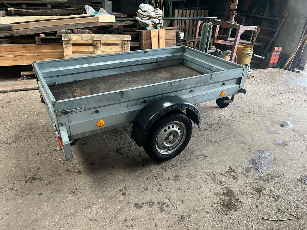 Kleine aanhanger ongeremd, Auto diversen, Aanhangers en Bagagewagens, Ophalen, Gebruikt