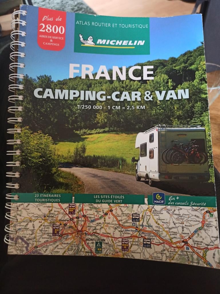 Michelin France Camping-car & Van atlas, Nieuw, Ophalen of Verzenden, Landkaart, 2000 tot heden