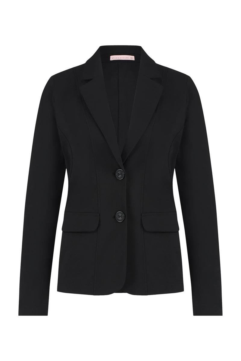 Studio Anneloes Clean blazer zwart XL - Nieuwstaat, Studio Anneloes, Zwart, Maat 46/48 (XL) of groter, Ophalen of Verzenden