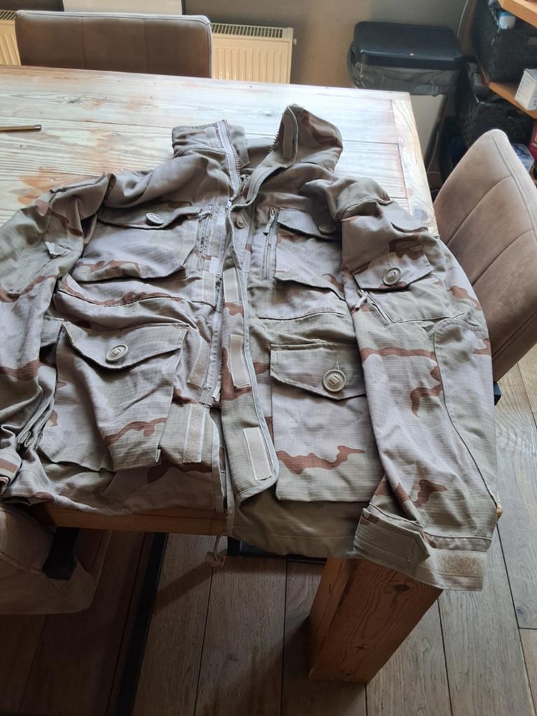 Camouflage jas - Desert Camo - Maat L, Maat 52/54 (L), Beige, Feuchter GmbH, Ophalen of Verzenden