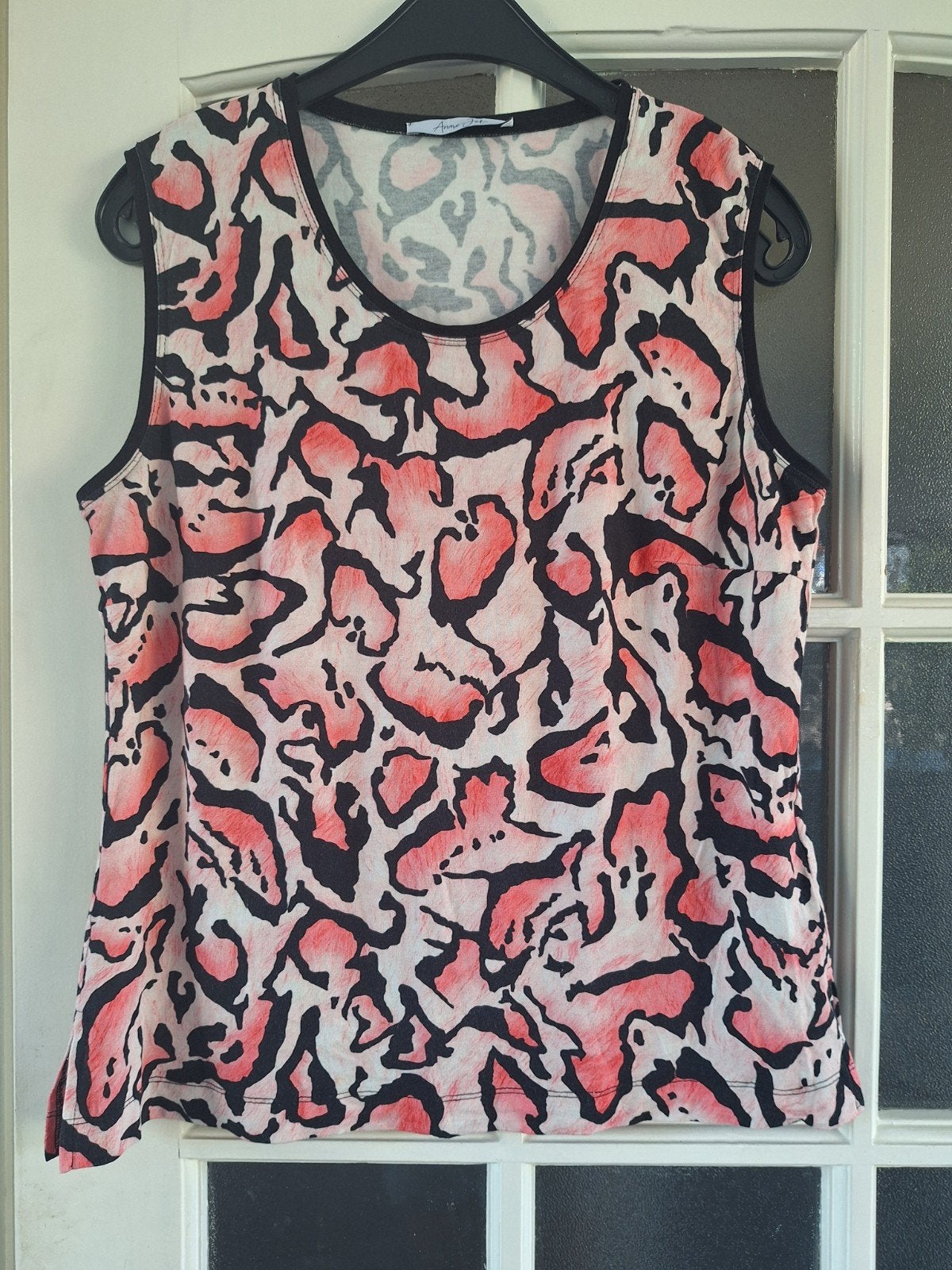 Anne-Jet mouwloze top met dierenprint, maat 42, Kleding | Dames, Meerkleurig, Maat 42/44 (L), Zonder mouw, Gedragen