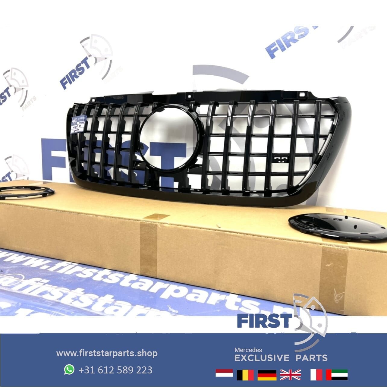 W907 AMG PANAMERICANA GT VOORBUMPER GRILL Mercedes SPRINTER, Gebruikt, -, Ophalen of Verzenden, -