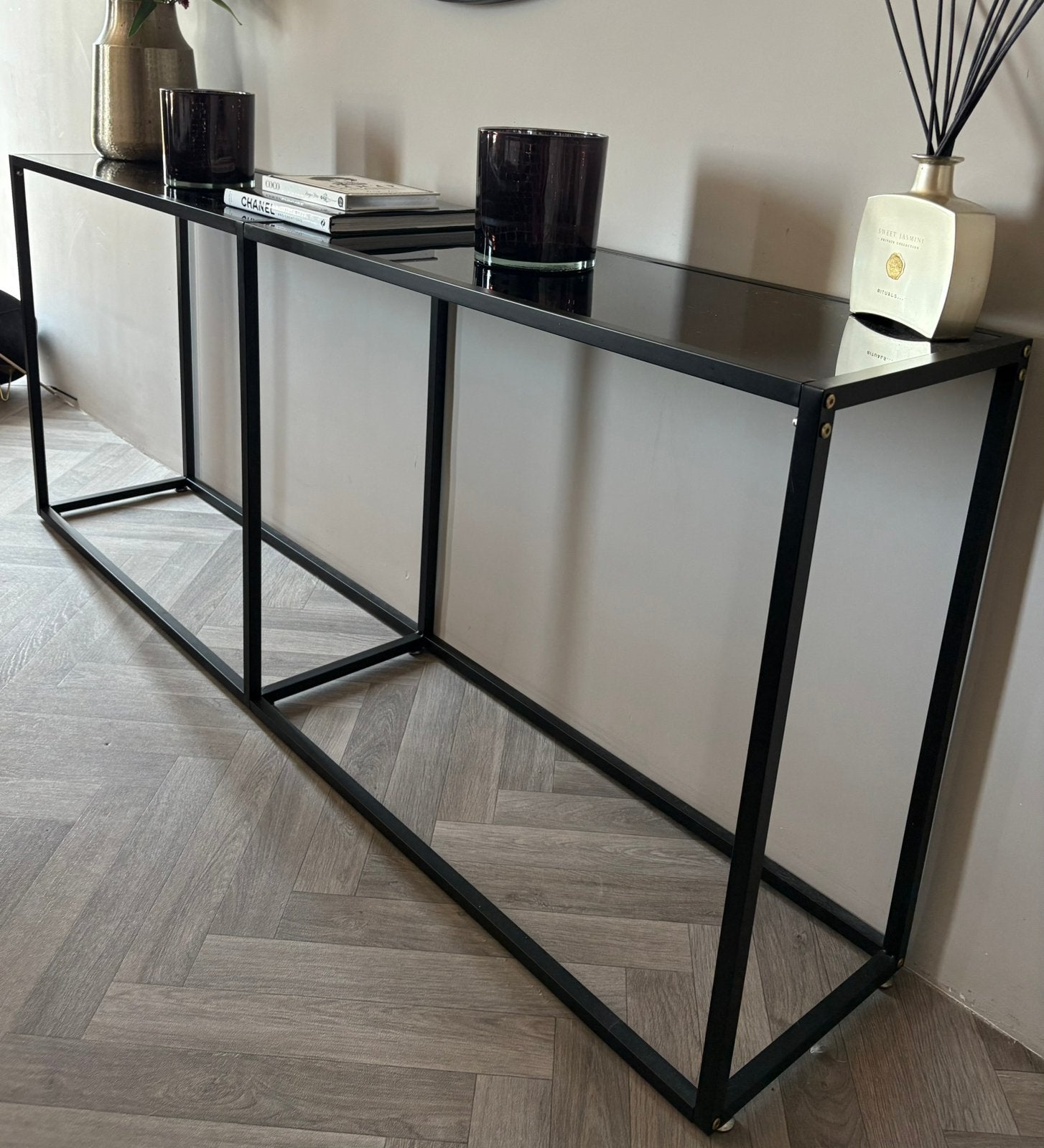 Sidetable, Ophalen, 100 tot 150 cm, Zo goed als nieuw, 25 tot 50 cm