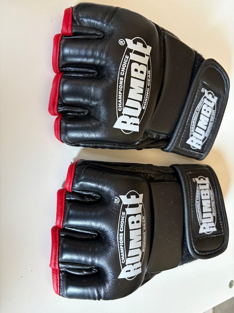 (Kick)box handschoenen met open vingers, Sport en Fitness, Vechtsporten en Zelfverdediging, Overige, Maat XS of kleiner, Vechtsportmateriaal
