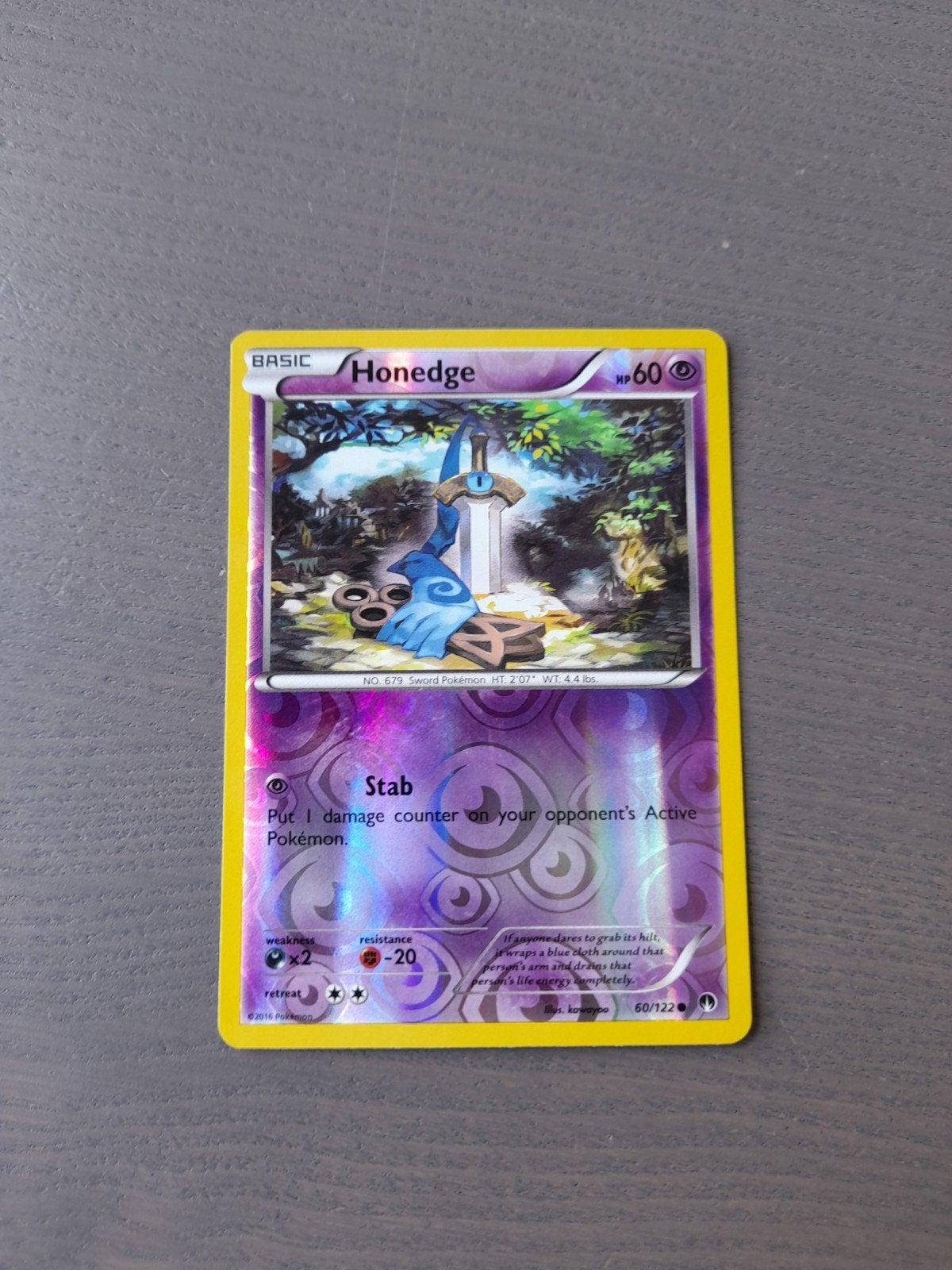 Breakpoint 60/122 honedge reverse, Ophalen of Verzenden, Zo goed als nieuw, Losse kaart, Foil