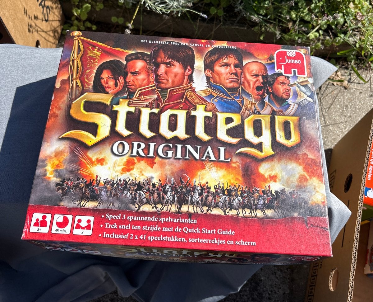 Stratego Original Bordspel - Klassiek Strategisch Spel, Een of twee spelers, Ophalen of Verzenden, Gebruikt