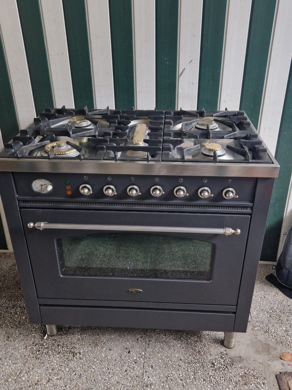 boretti gasfornuis, 60 cm of meer, Ophalen of Verzenden, Zo goed als nieuw, Gas