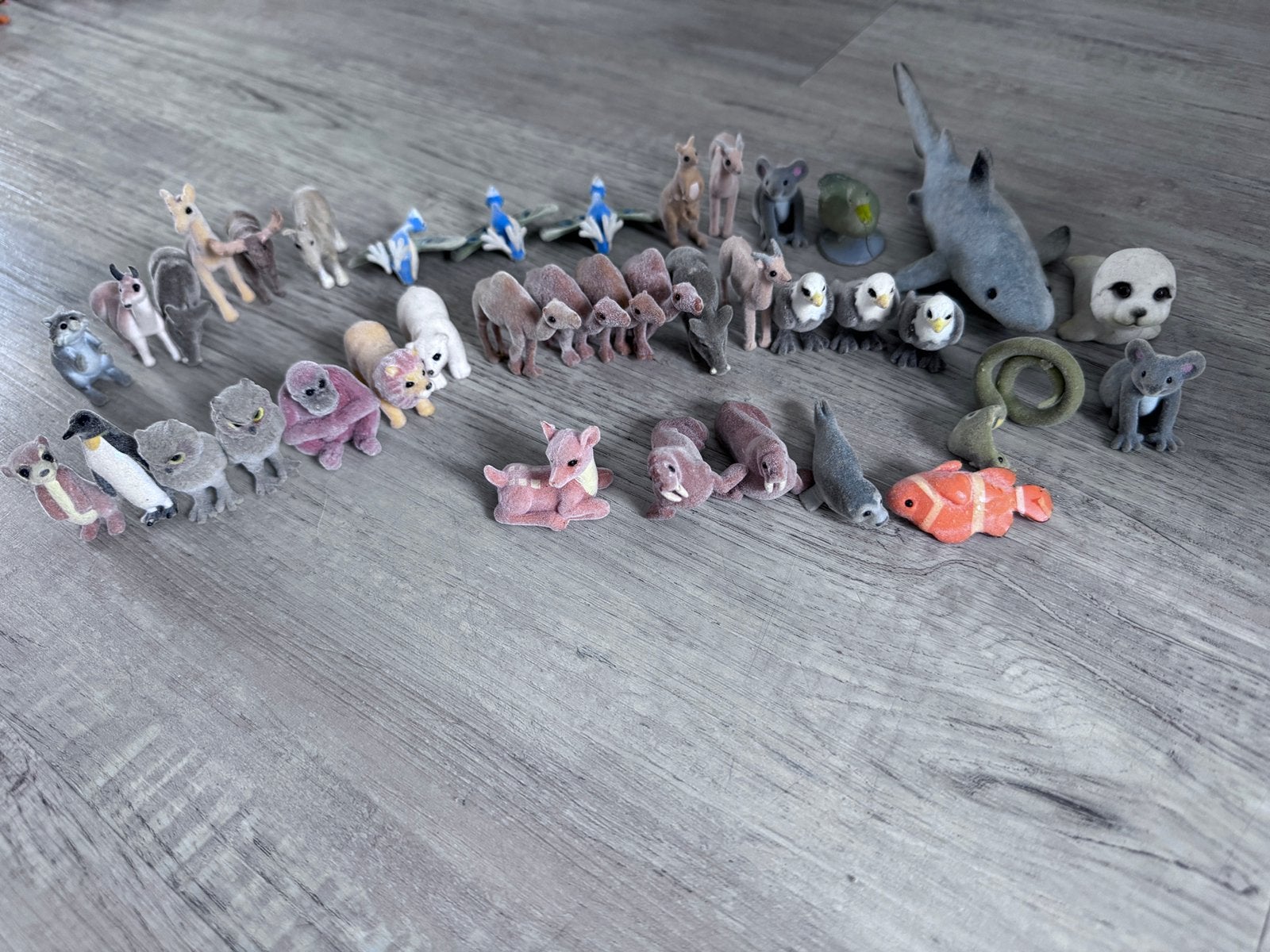 Grote verzameling In My Pocket diertjes – Geflockt / Velvet, Ophalen of Verzenden, Gebruikt, Overige soorten, Beeldje of Figuurtje
