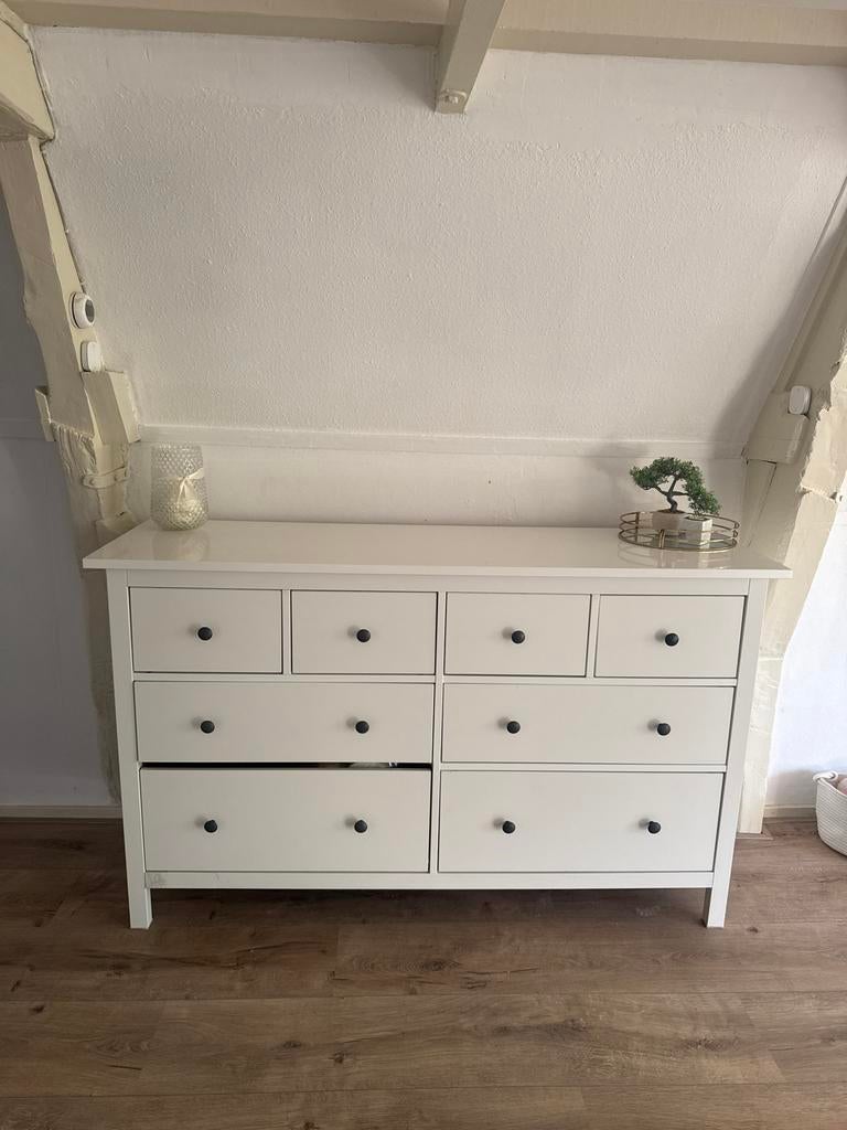 IKEA - Witte ladekast met 8 laden, Huis en Inrichting, Kasten | Ladekasten, Ophalen, Kunststof, 5 laden of meer, 100 tot 150 cm