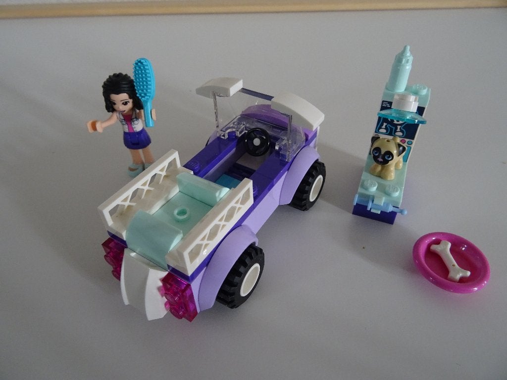 Lego Friends 41360 - Emma's mobiele dierenkliniek - compleet, Lego, Friends, Ophalen of Verzenden, Zo goed als nieuw