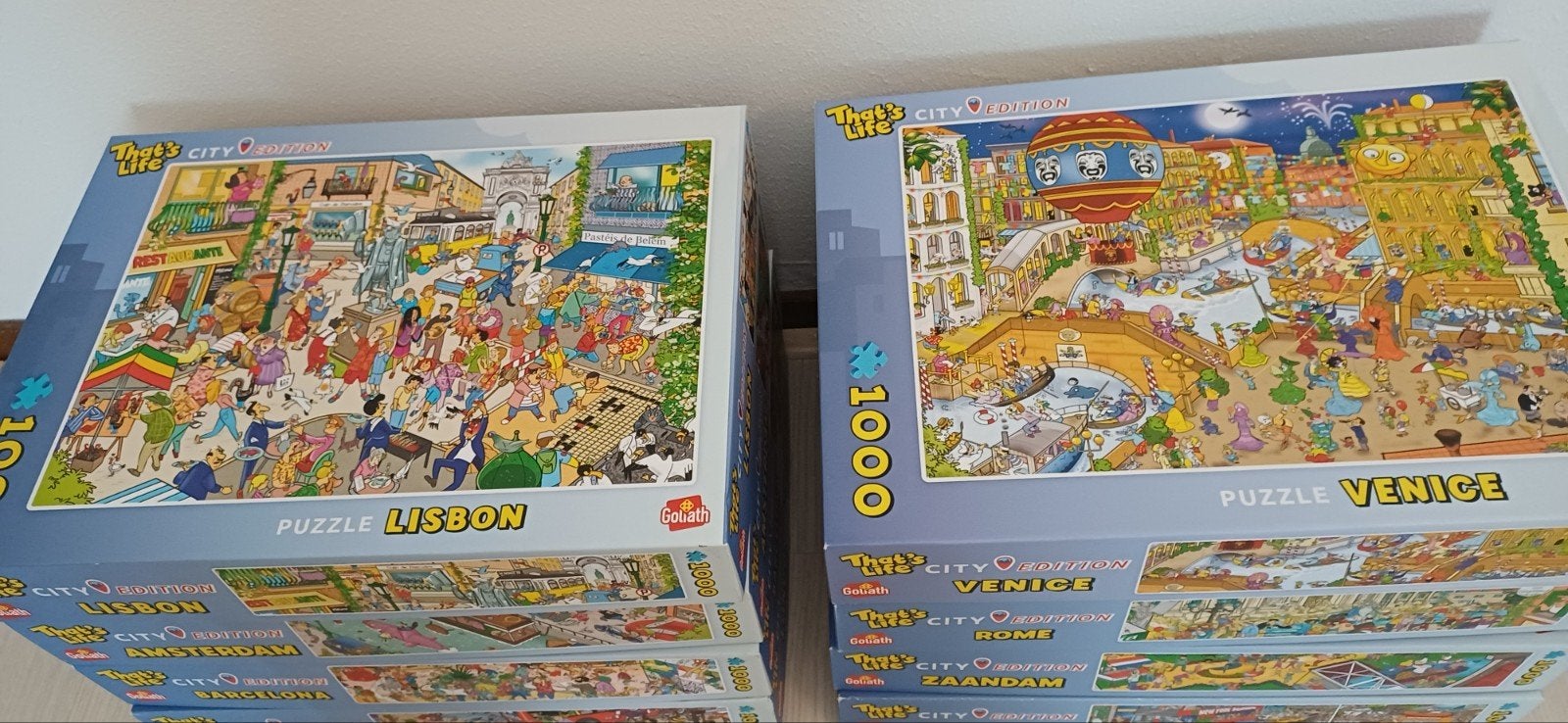 puzzels, Ophalen, 500 t/m 1500 stukjes, Gebruikt