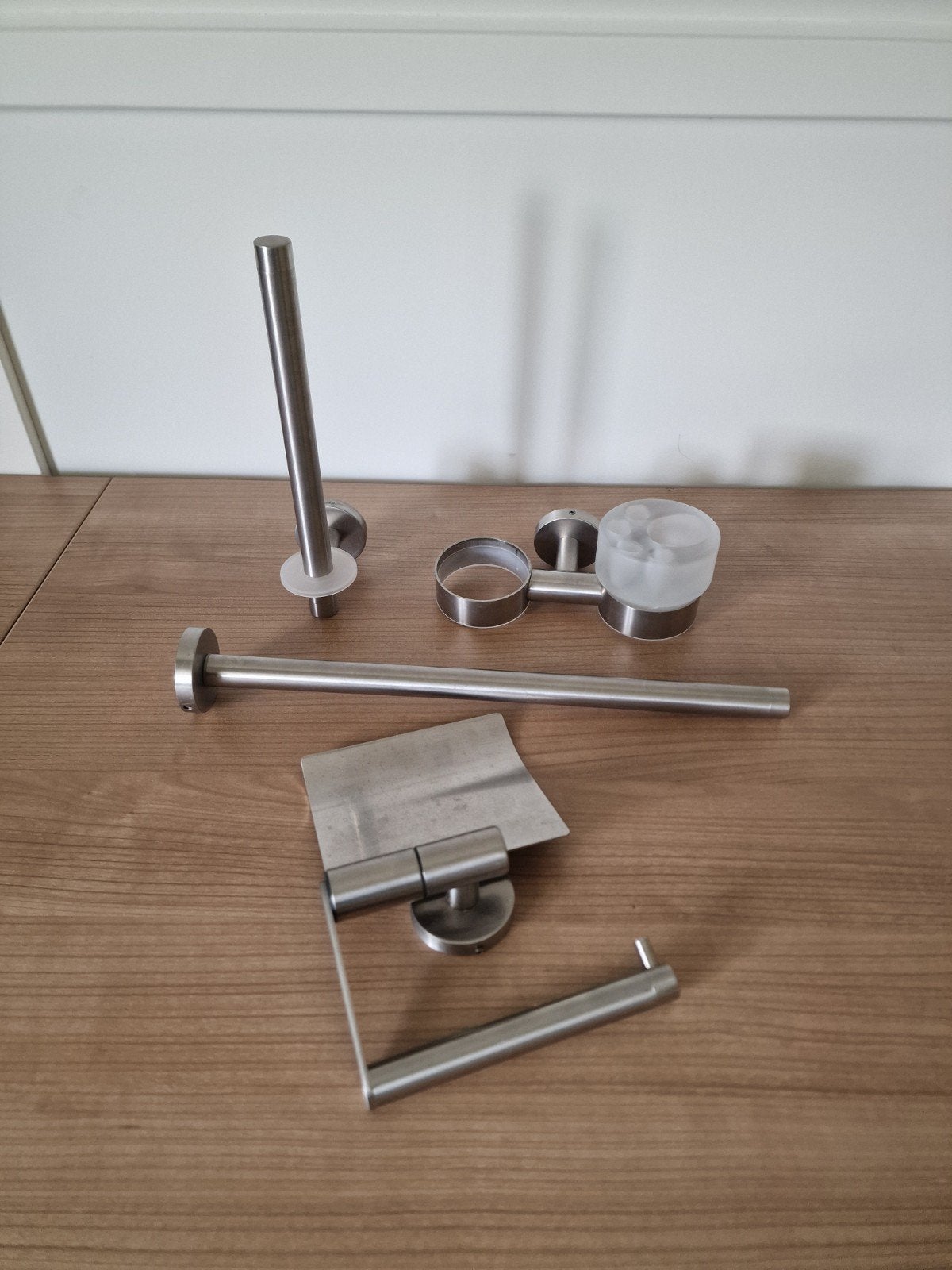 Tiger badkameraccessoires set - RVS, Ophalen, Gebruikt, Zilver, Douche-accessoire
