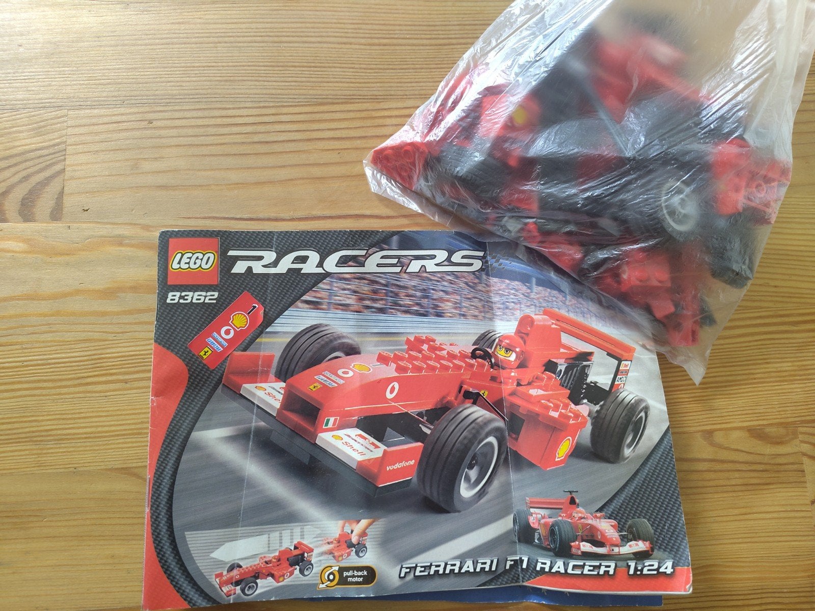 Lego 8362 Ferrari F1 racer raceauto, Gebruikt, Lego, Ophalen of Verzenden, Racers