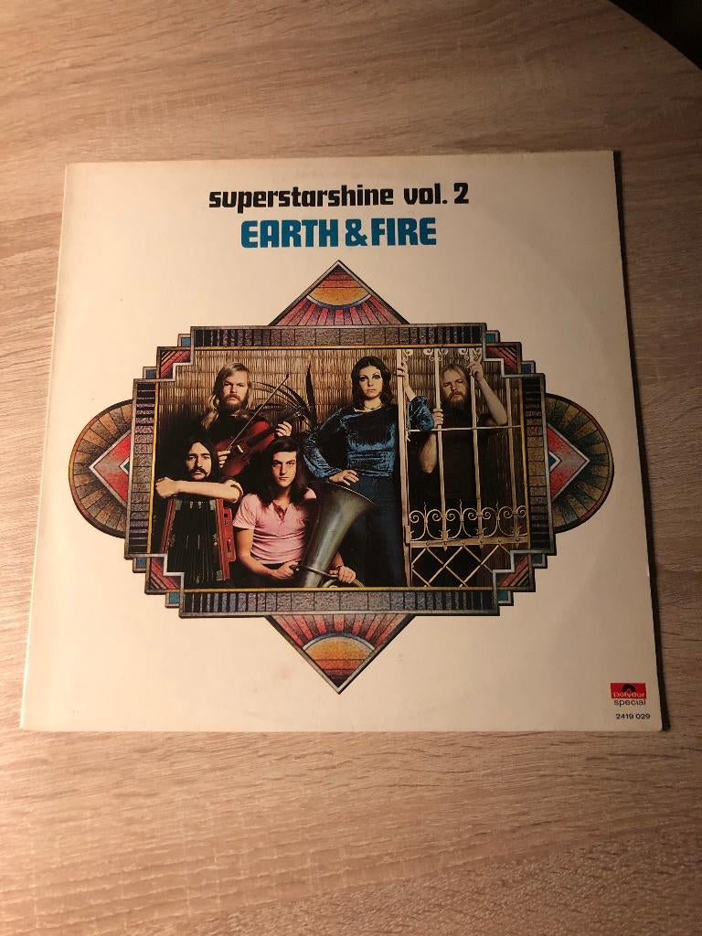 Vinyl Earth & Fire Superstarshine vol2 ZGAN 100% Krasvrij, Cd's en Dvd's, Vinyl | Pop, Ophalen of Verzenden, Zo goed als nieuw