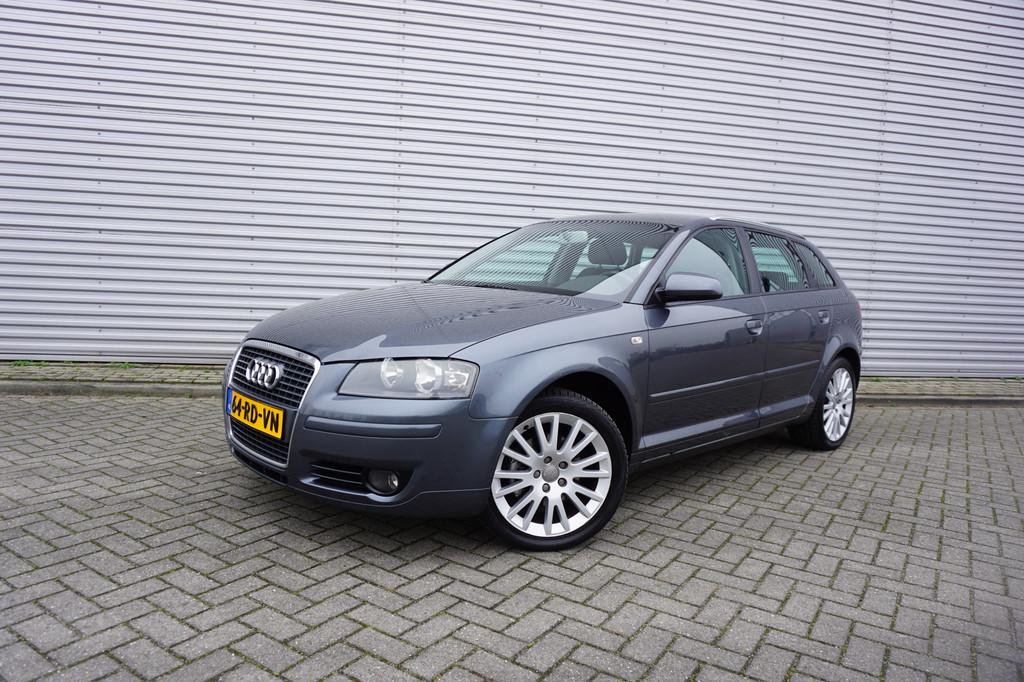 Audi A3 Sportback 2.0 FSI Ambition Climate / Cruise / Elektr, Voorwielaandrijving, Traction-control, Stof, Gebruikt
