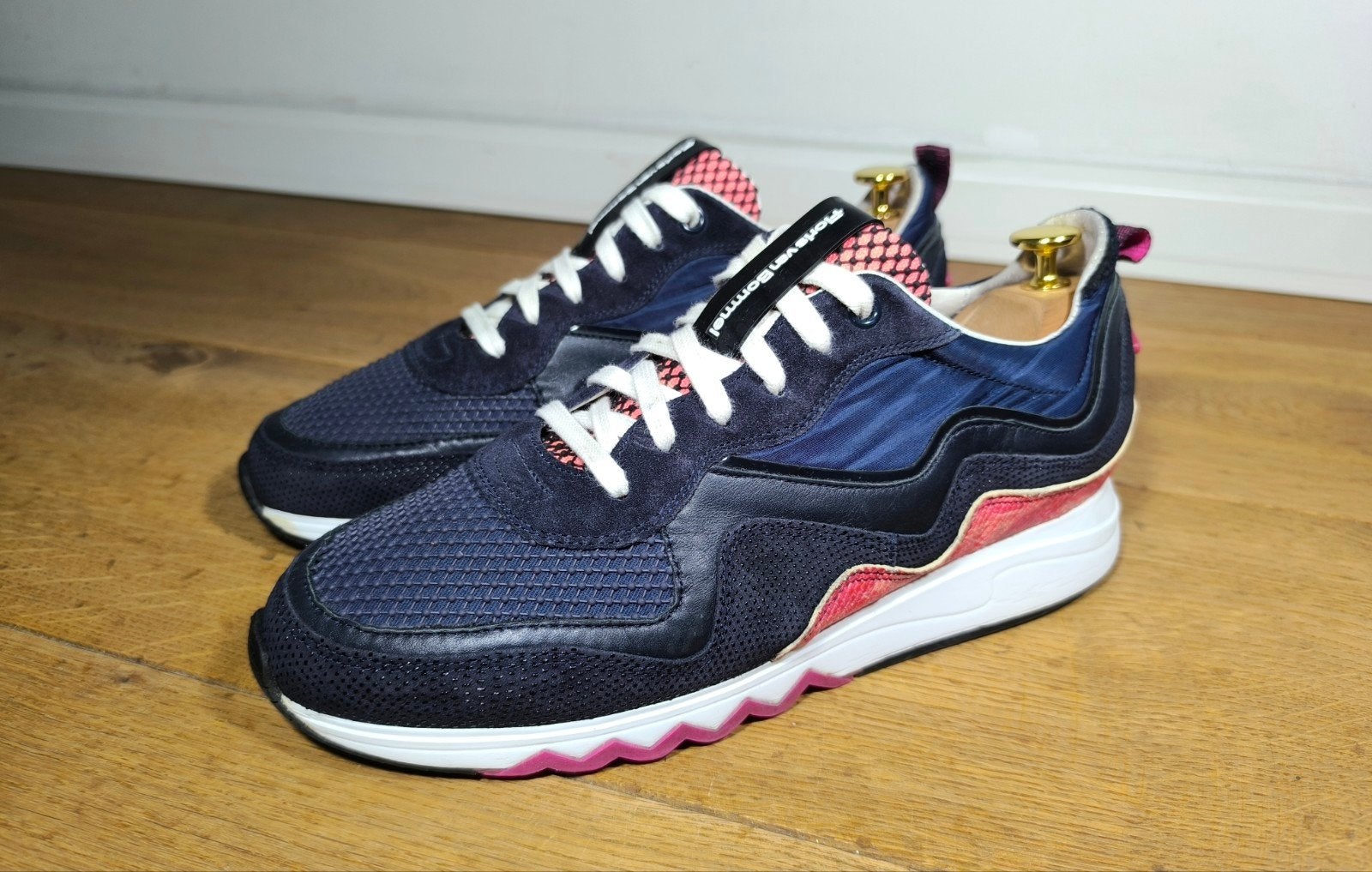 Floris van Bommel Auto Drop herenschoenenaat 7 / 41, Ophalen, Blauw, Floris van Bommel, Sneakers of Gympen