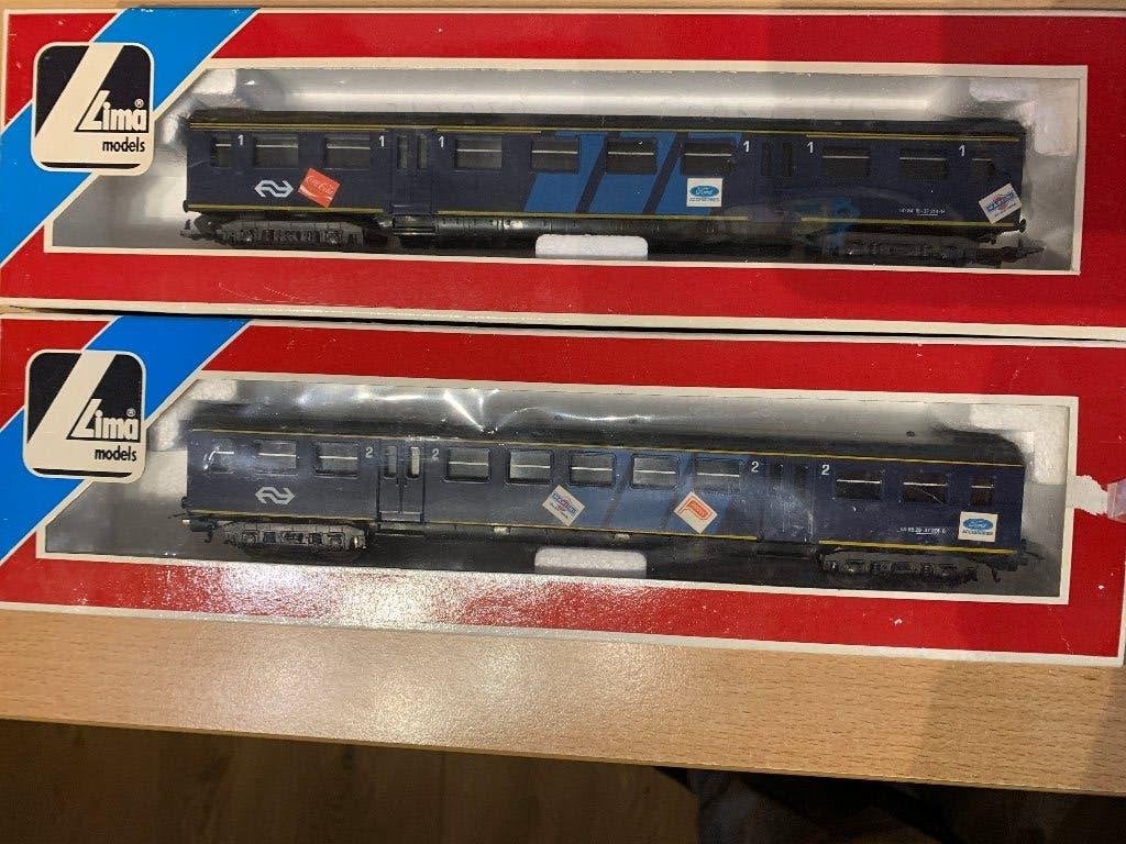 Lima 309109 en 309310  2 personenrijtuigen van de NS, Gelijkstroom, Ophalen of Verzenden, NS, Lima