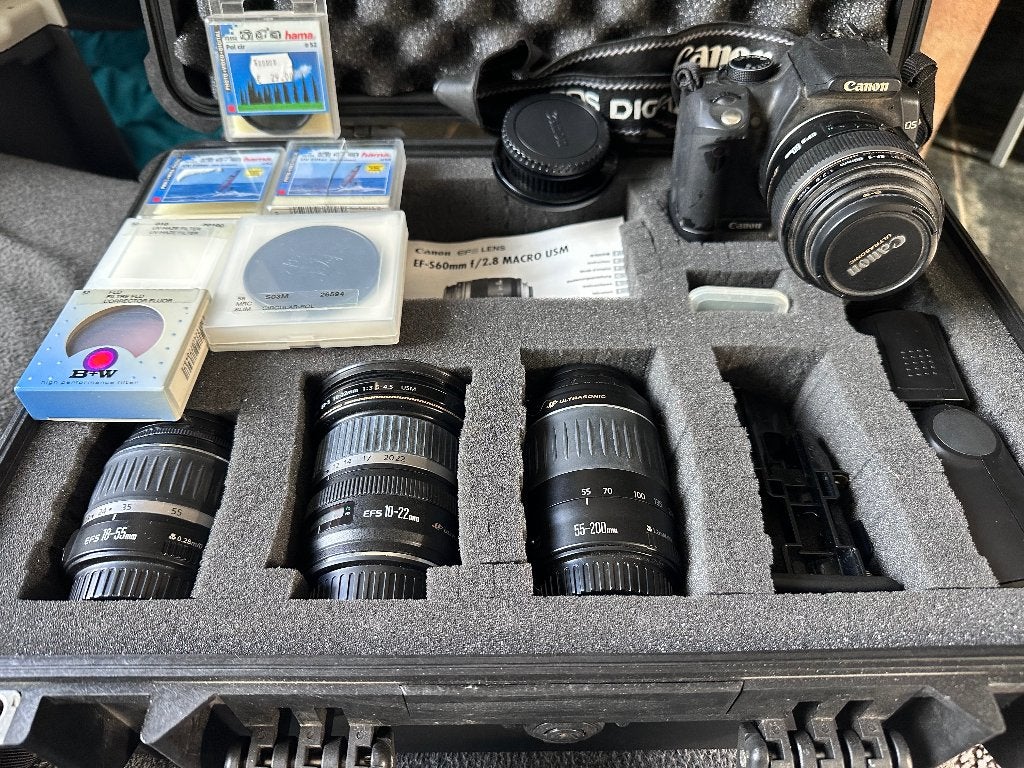 Canon EOS 350D set incl.10-22mm, 60mm macro, 580EX flitser, Ingebouwde flitser, Spiegelreflex, Canon, Ophalen of Verzenden