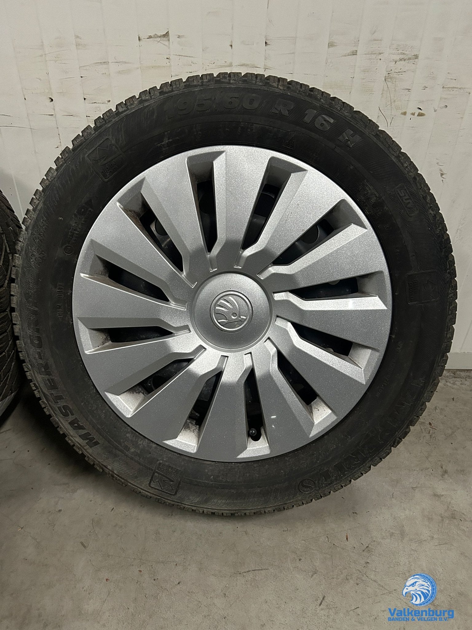7-8mm! Originele Skoda Scala VW T-Cross Taigo 16 inch stalen, Gebruikt, -, Banden en Velgen, 195 mm